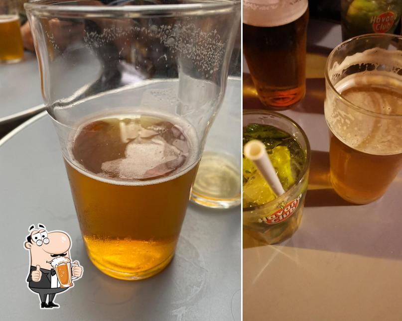 Profitez un verre de bière blonde ou brune