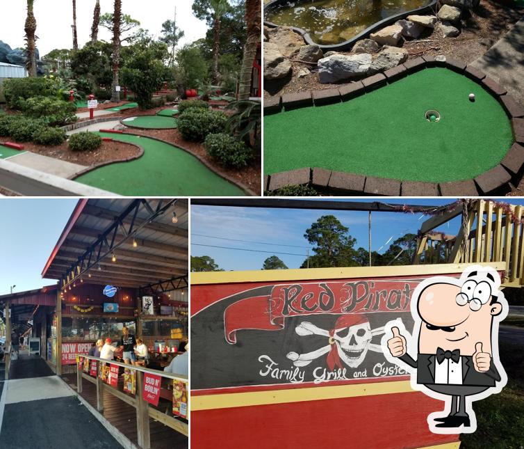 Red Pirate Family Grill & Oyster Bar in Eastpoint Restaurant menu and