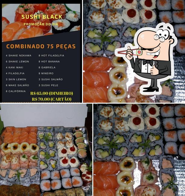 Prove diferentes opções de sushi