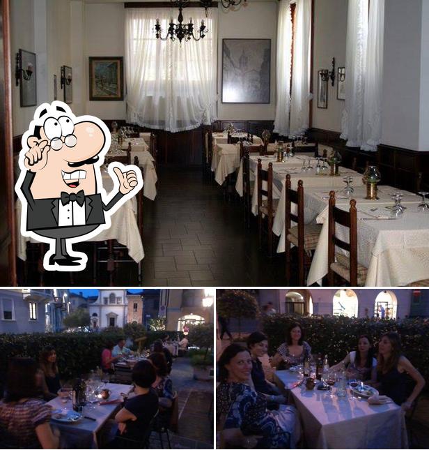 Gli interni di Antica Trattoria Dell'Uva