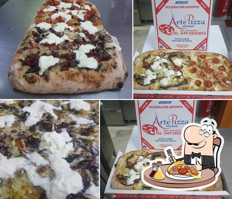 A Arte Pizza Pizzeria D'Asporto, puoi ordinare una bella pizza