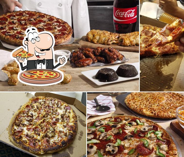 Order pizza at Domino's Pizza