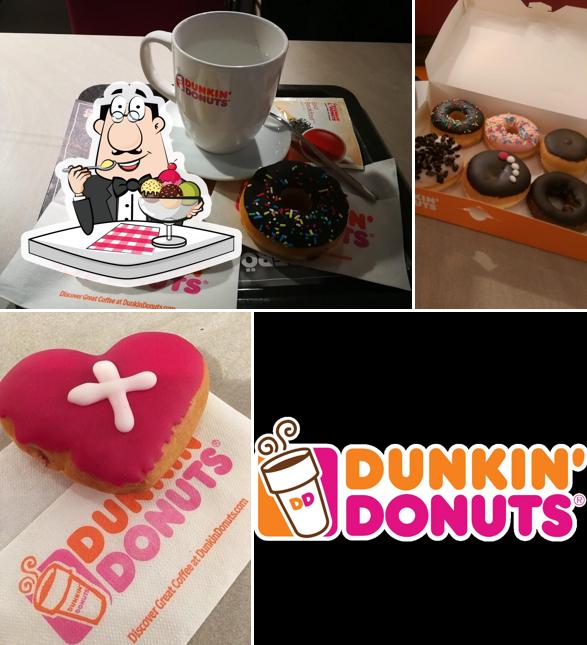 Dunkin' Donuts serve un'ampia varietà di dessert