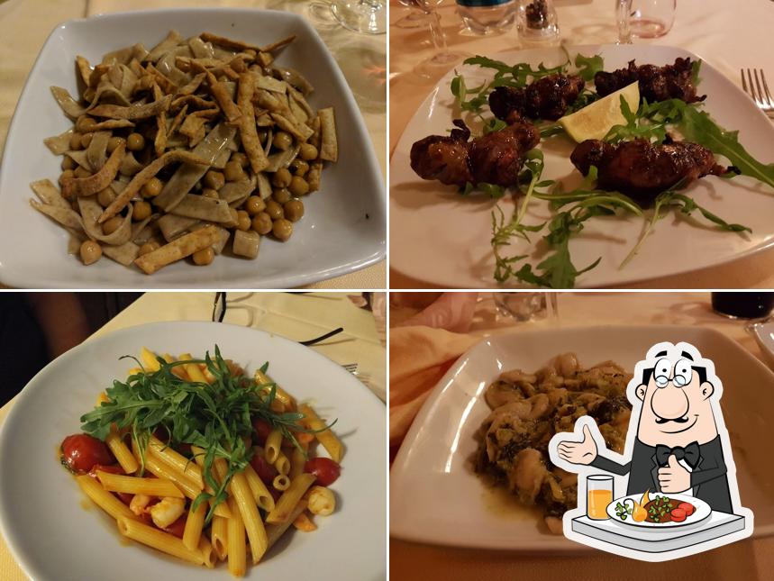 Platti al La Vecchia Osteria da Totu