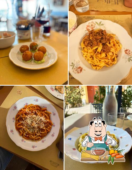 Spaghetti alla bolognese al Flambeh Bottega e Cucina