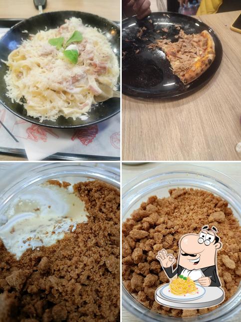 Spaghetti à la carbonara à Gurmetto