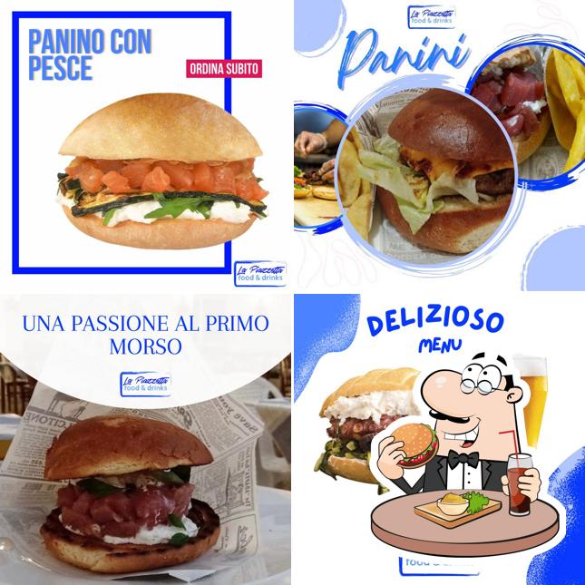 Prova un hamburger a Ristorante Pizzeria Paninote LA PIAZZETTA