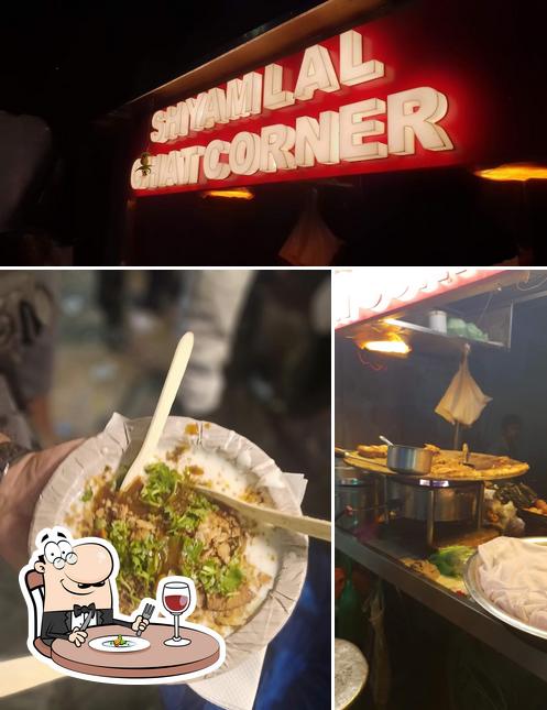 The picture of food and interior at Shyam Lal Chat Corner