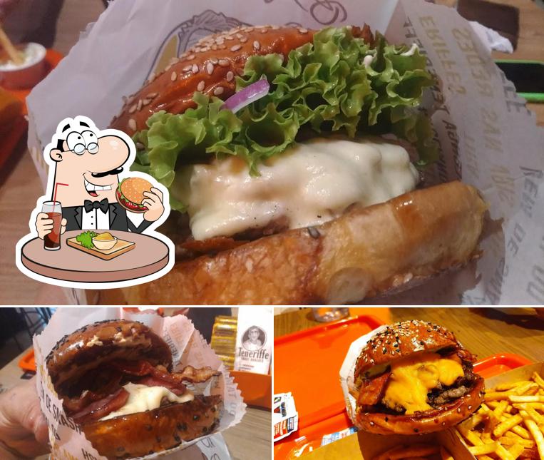 Experimente um hambúrguer no Teneriffe Smash Burger