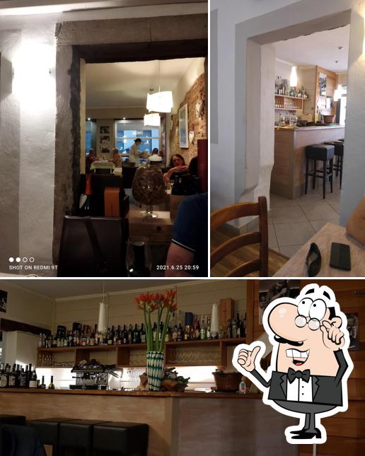 Gli interni di Officina del Gusto