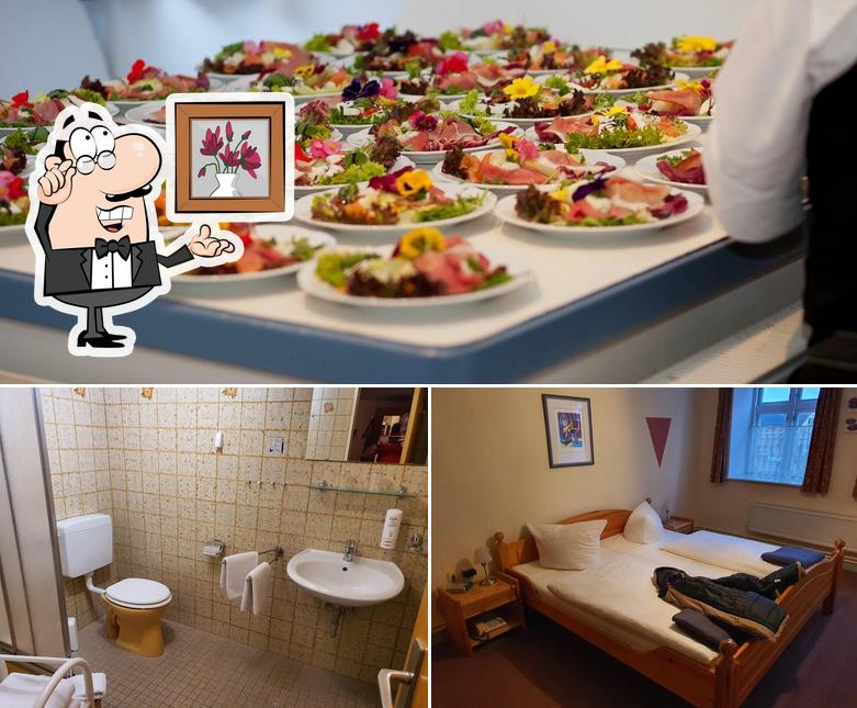 La photo de la intérieur et nourriture de Hotel zur Linde Hotel - Restaurant - Partyservice’s