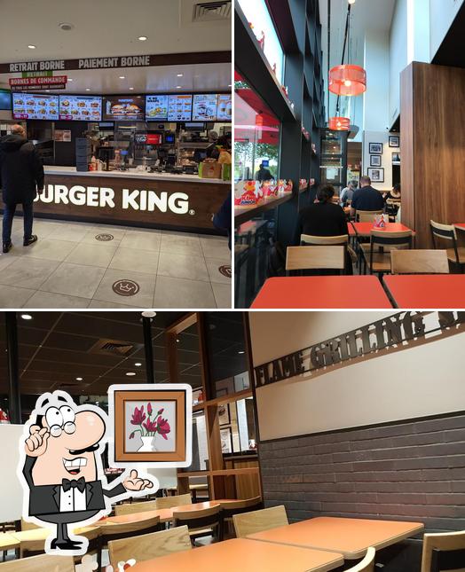 L'intérieur de Burger King