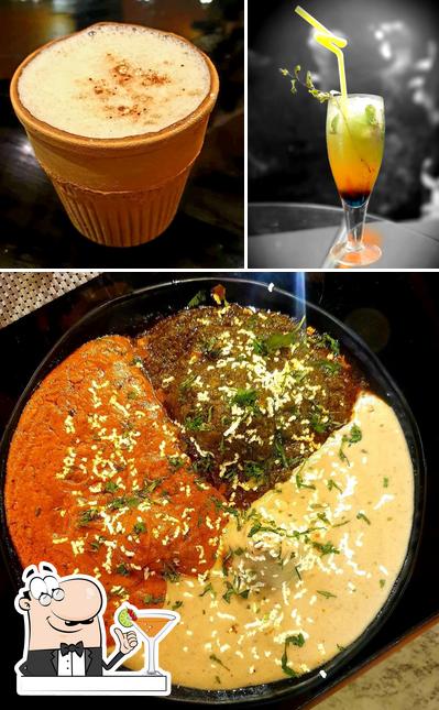 This is the picture showing drink and food at Ghar Jaisa 3.0 Pure Veg Restaurant Ayodhya