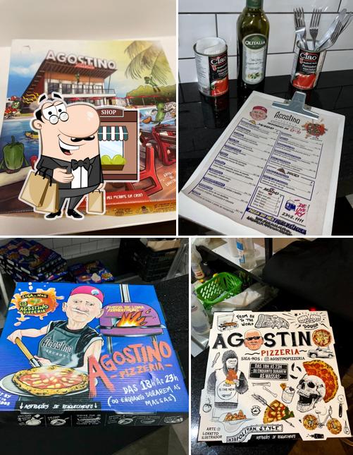 O exterior do Agostino Pizzeria