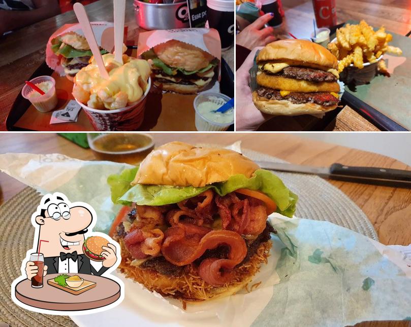 Os hambúrgueres do Oca Burger Campolim irão saciar diferentes gostos