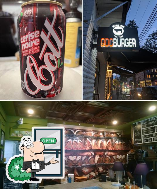 QDC Burger Saint-Viateur se distingue par sa extérieur et bière