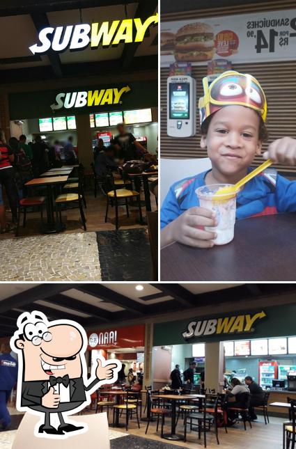 Look at the photo of Subway