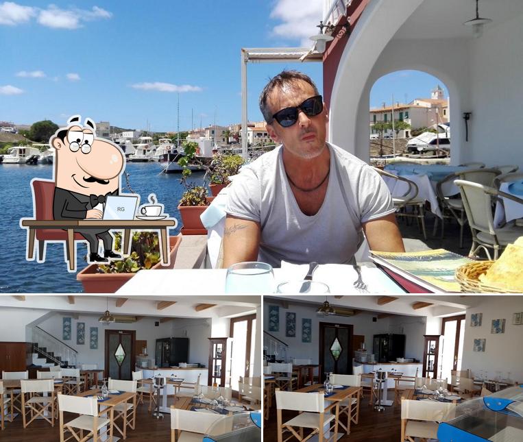 Gli interni di La Darsena Stintino Ristorante & Sushi