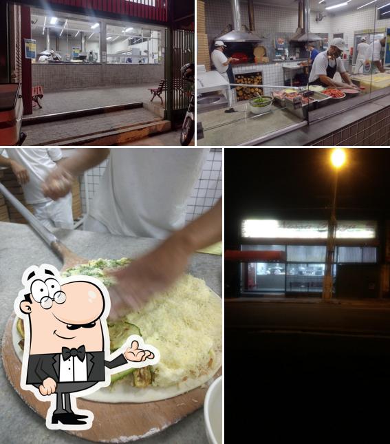 Veja imagens do interior do Nossa Pizza