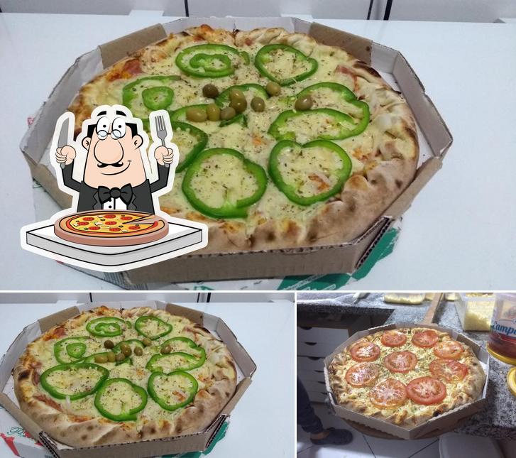 Consiga pizza no Pizzaria Alto da Massa