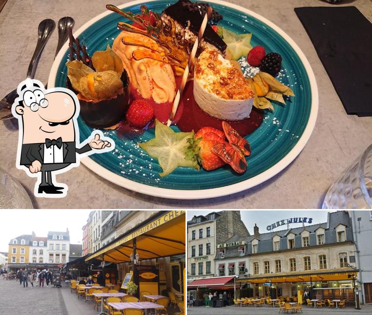 Parmi les différentes choses de la intérieur et la extérieur, une personne peut trouver sur Chez Jules
