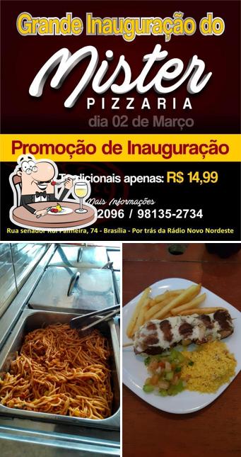 Comida em Mister Pizzaria e Petiscaria