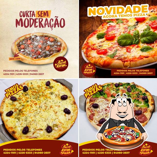 Peça diferentes estilos de pizza