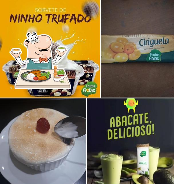 Comida em Sorveteria Frutos de Goiás Santa Maria DF