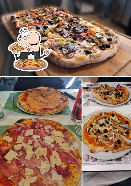 Prenditi una pizza a Restaurant-pizzeria • La Blancherie • Chez Tino