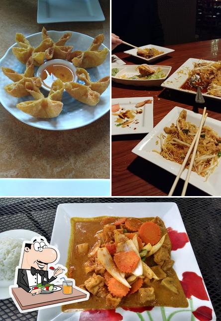 Food at Thai Smile & Sushi Restaurant