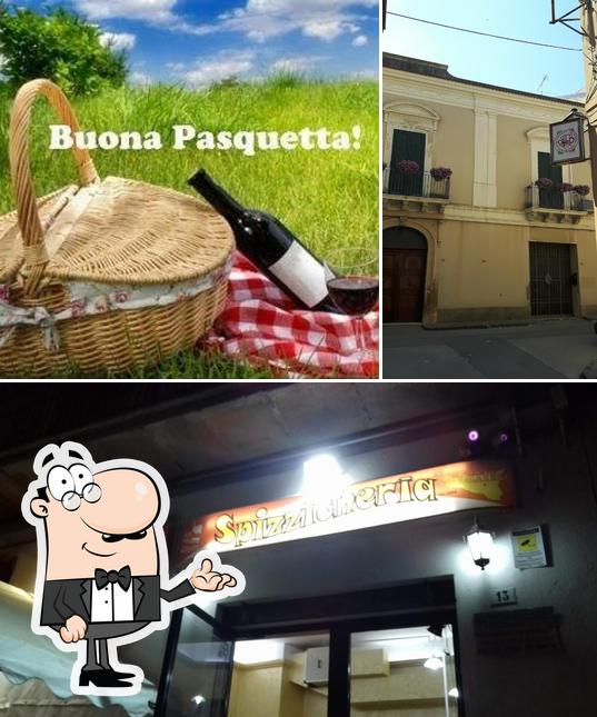 La interni e cibo del ristorante