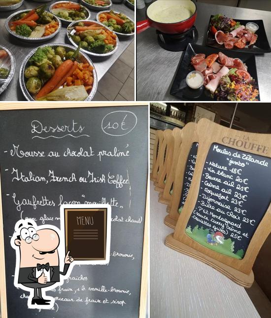 Découvrez le menu du jour sur le tableau