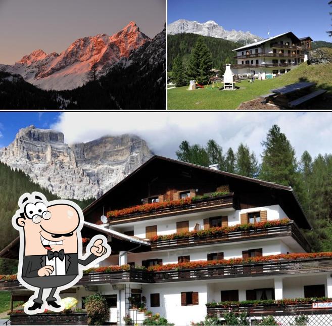 Goditi la vista dagli esterni di Hotel Maè & Residence Panorama