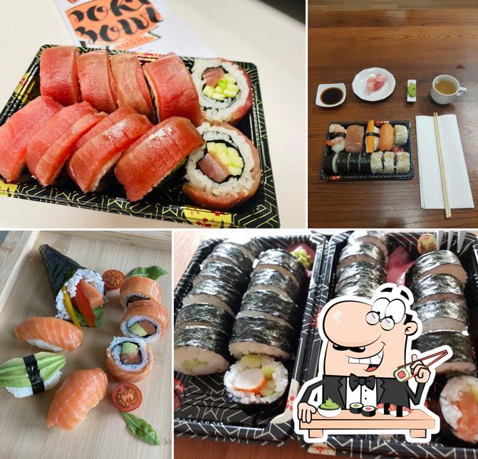 Prova le diverse opzioni di sushi