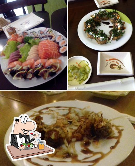 Comida em Shinmura Sushi