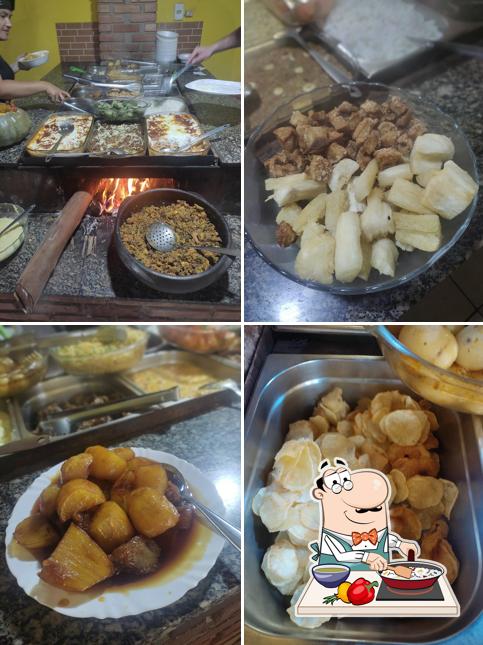 Restaurante e fogão a lenha chapa Du Farinha