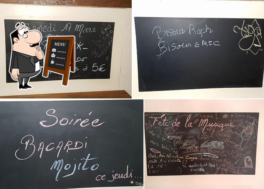 Découvrez le menu du jour sur le tableau