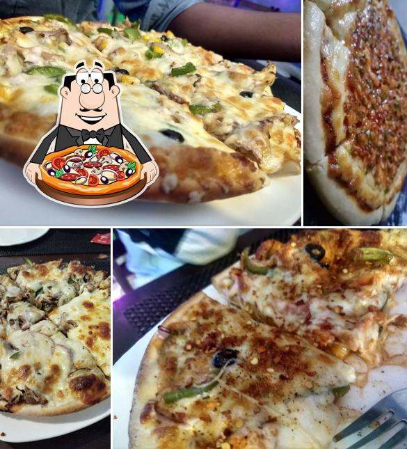Order pizza at King's Treat A Family Restaurant