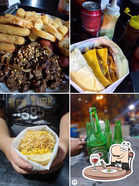 Platos en Bacião Burguers´s