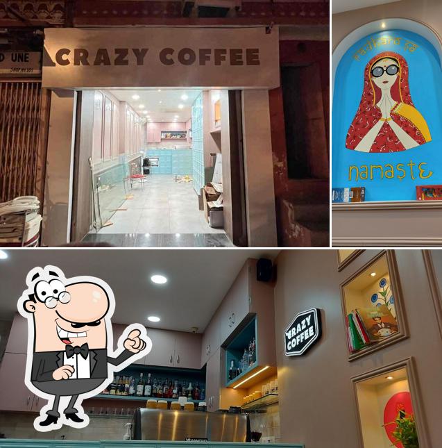 The interior of Crazy Coffee