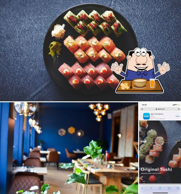 Voici l’image représentant la nourriture et intérieur sur Original Sushi