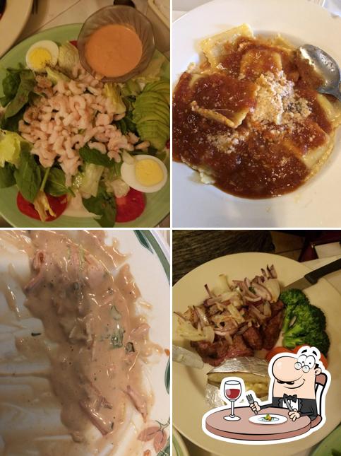 Food at Dino's Restaurant