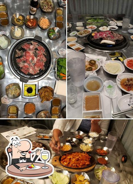 Food at Kogiya Korean BBQ
