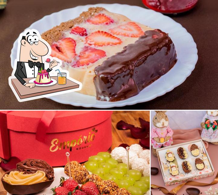 Empório Gourmet provê uma escolha de pratos doces