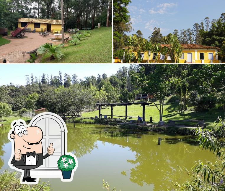 a parte exterior é uma característica importante do Fazenda Floresta