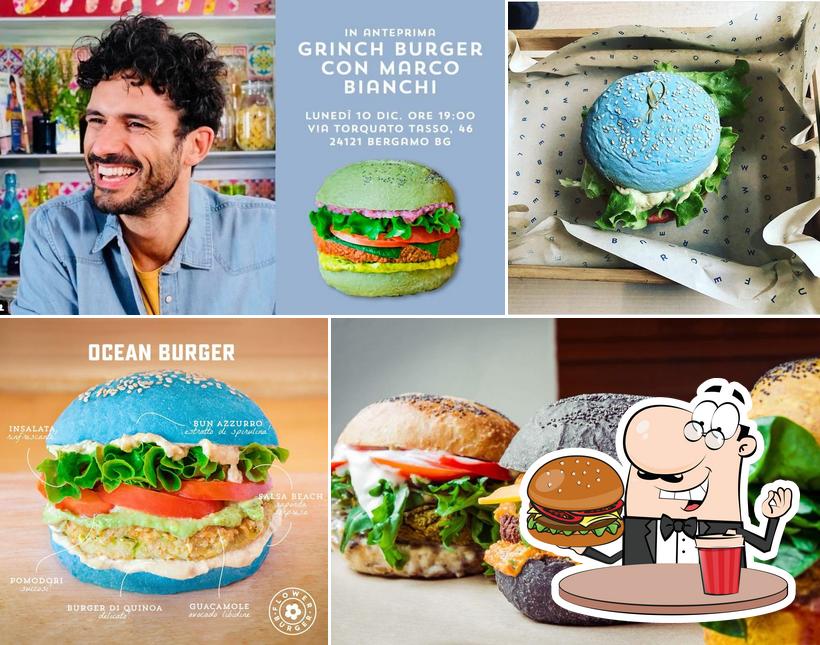 Gli hamburger di Flower Burger potranno soddisfare i gusti di molti