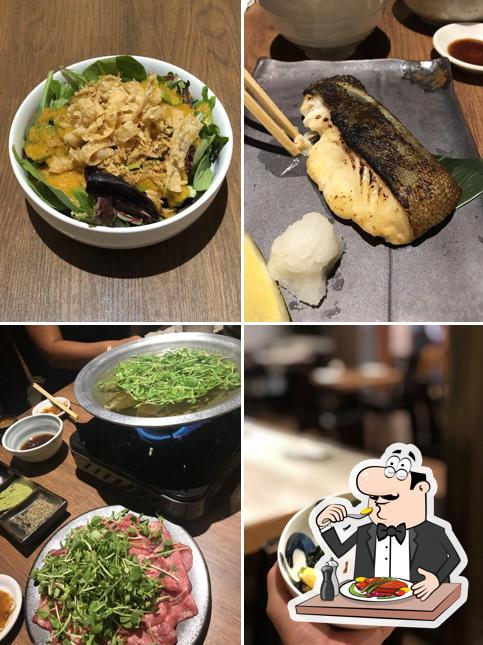 Platos en Japanese Restaurant Aki
