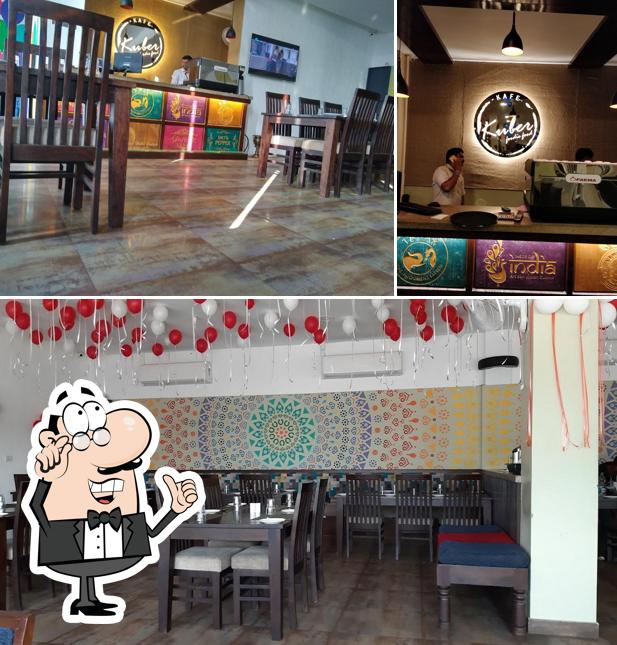 The interior of Kuber Café