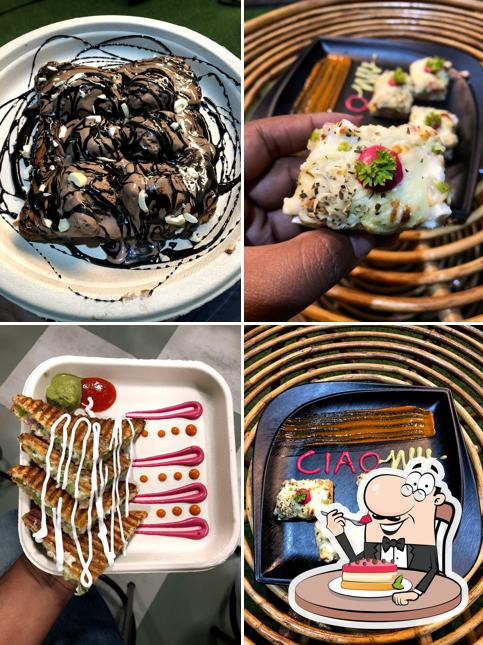 Cafe CIAO provides a selection of sweet dishes