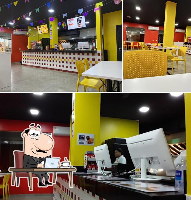 O interior do Flash Smash - Pirenópolis